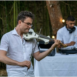 Show violoniste avec DJ